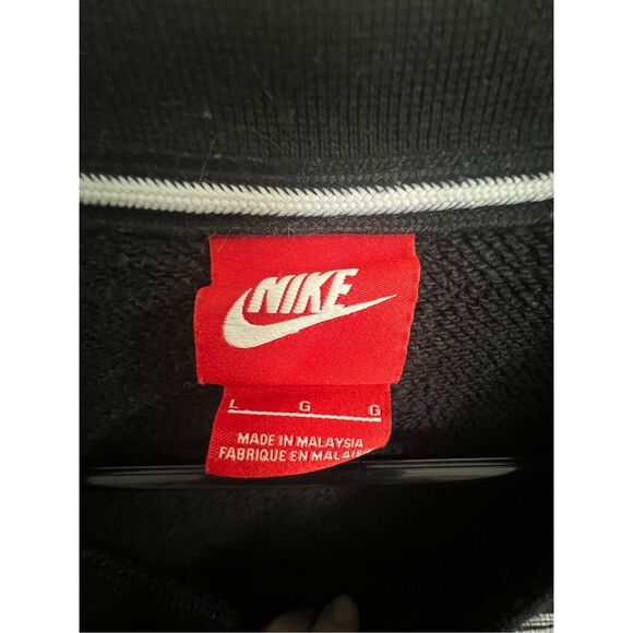 Nike Vintage Y2K Static Striped Long Sleeve Crewneck Sweatshirt - Picture 3 of 5